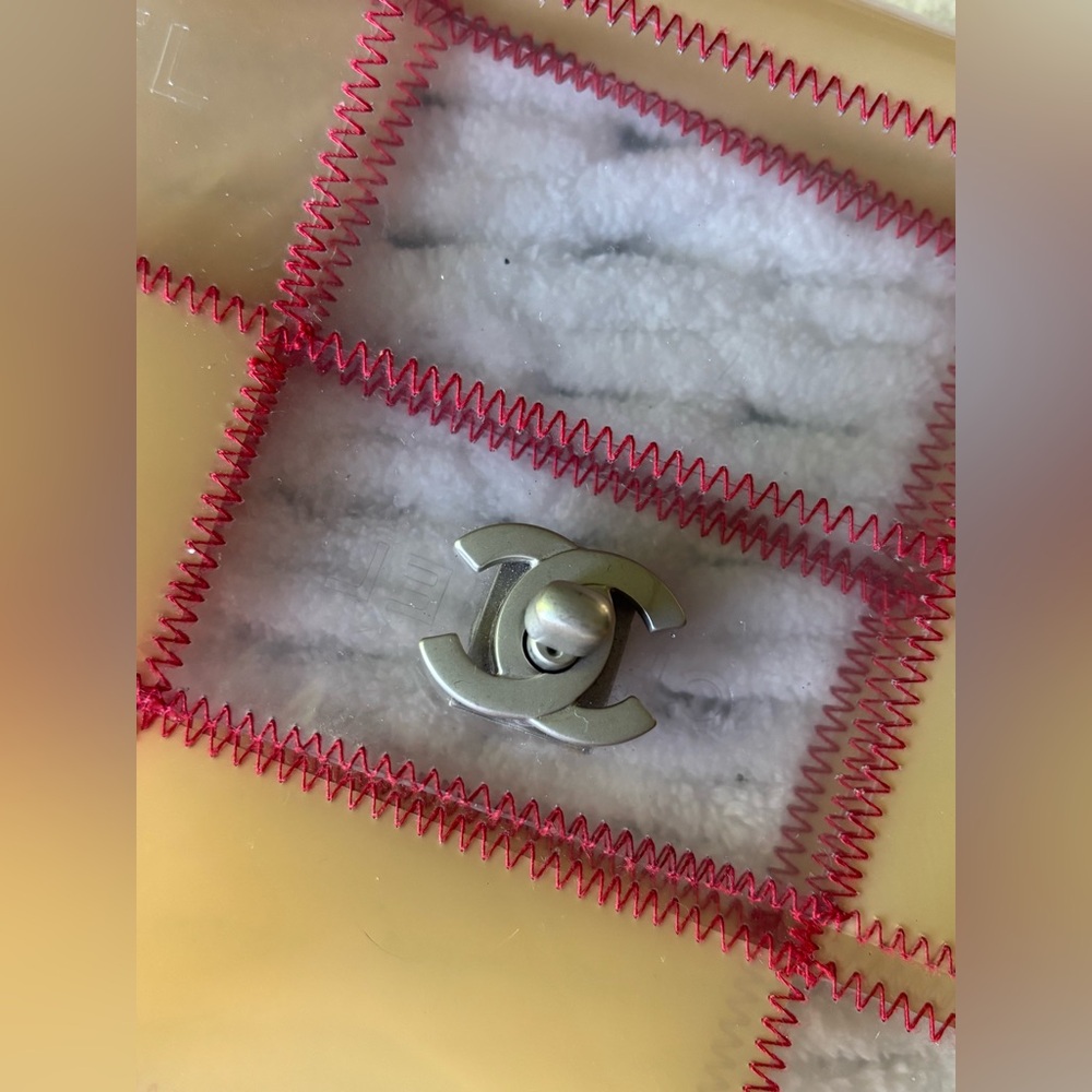 Authentic Chanel Matelasse Patchwork Flap Bag Pvc… - image 7